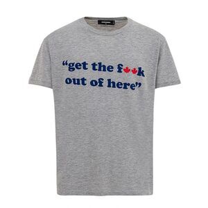 Dsquared² Gray Cotton Men's T-Shirt